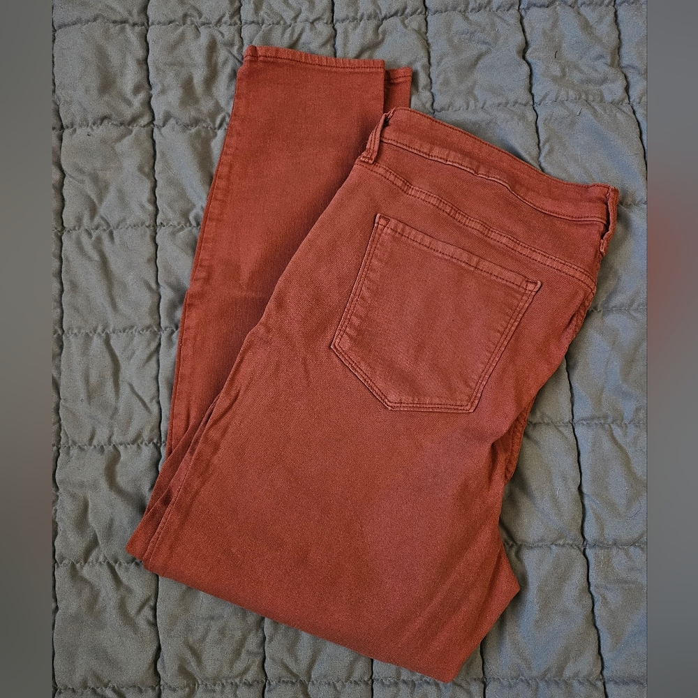 Old Navy Super Skinny Rockstar Jeggings Leggings High Rise Size 16 Desert Sun
